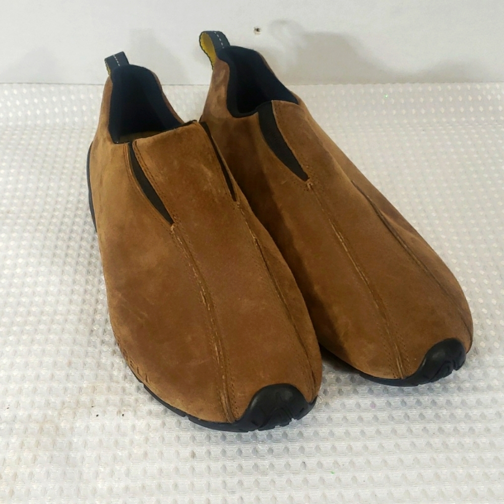 Merrell Men's Slipstream Zone Performance Moc Hickory Smoke Comfort Shoe.